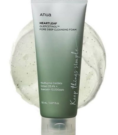 ANUA HEARTLEAF QUERCETINOL PORE DEEP CLEANSING FOAM 150ML