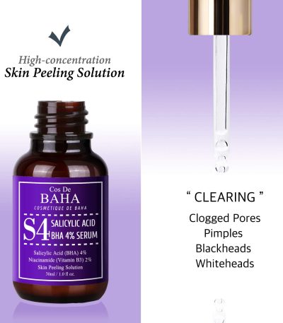Cos De BAHA Salicylic Acid BHA 4% Serum 30ml (S4)