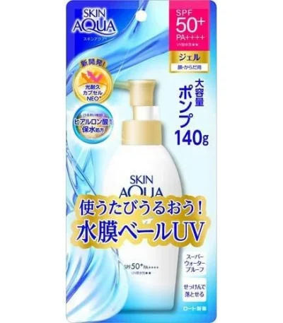 Skin Aqua Super Moisture Gel Pump (Spf50 + Pa ++++) 140g