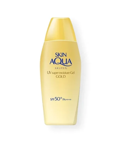 Skin Aqua Super Moisture Gel Gold Sunscreen SPF50+ PA++++ 110g