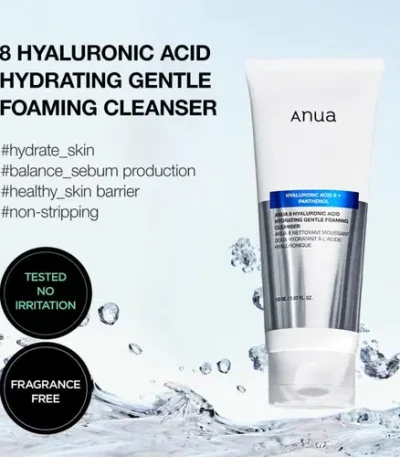 [Anua] 8 Hyaluronic Acid Hydrating Gentle Foaming Cleanser 150m