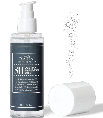 Cos De BAHA Snail Mucin Hyaluronic Acid Serum SH (120ml)