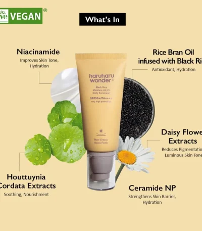 HARUHARU WONDER BLACK RICE MOISTURE AIRYFIT DAILY SUNSCREEN 50ML