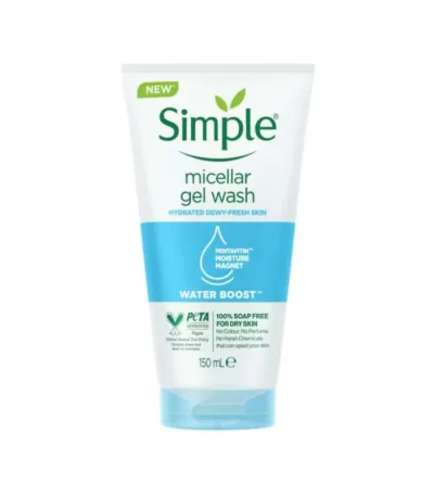SIMPLE WATER BOOST MICELLAR FACIAL GEL WASH 150ML