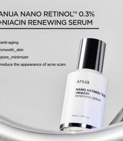 ANUA NANO RETINOL 0.3% + NIACIN RENEWING SERUM 30ML
