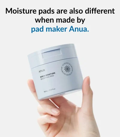 ANUA BIRCH MOISTURE BOOSTING PAD 160ML (70EA)