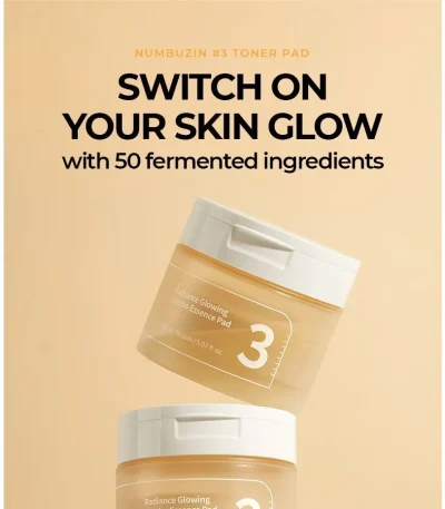 NUMBUZIN NO.3 RADIANCE GLOWING JUMBO ESSENCE PAD 150ML